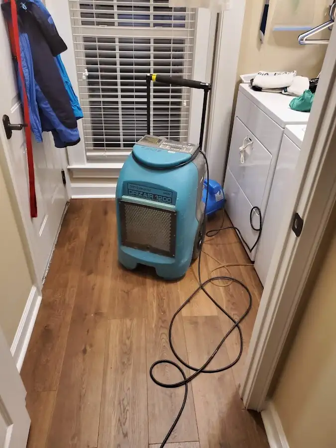 Commercial dehumidifier deployed for Crawl Space Restoration in King